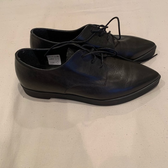 EUC, Italian leather, pointed toe, tie oxfords - Picture 12 of 13